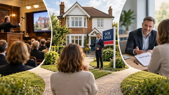 Auction vs Estate Agent vs Cash-Buying