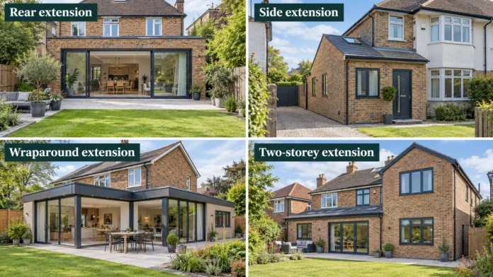 Home Extension Types