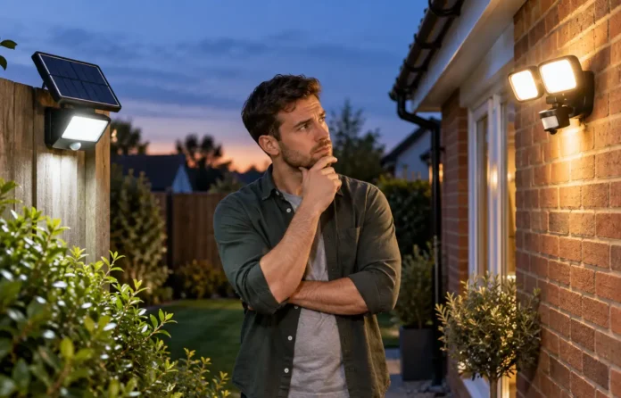 Solar or Wired Security Lights