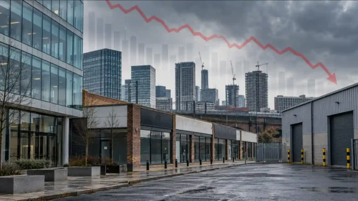Commercial Property Values Fall